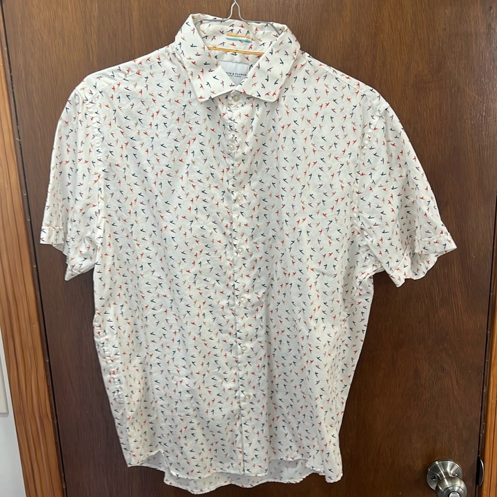 Denim and flower 44 XL